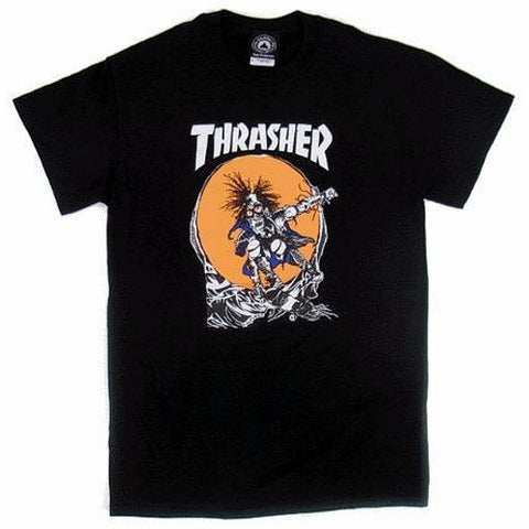 Thrasher Outlaw Pushead Art T-Shirt (Black)