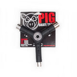 Pig Tri-Socket Threader Skate Tool (Black)
