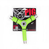 Pig Tri-Socket Threader Skate Tool (Green)
