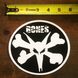 BONES Logo Sticker (6" x 6")