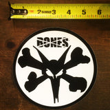 BONES Logo Sticker (6" x 6")