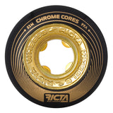 Ricta Chrome Cores 52mm 99A Wheels (Black/Gold)
