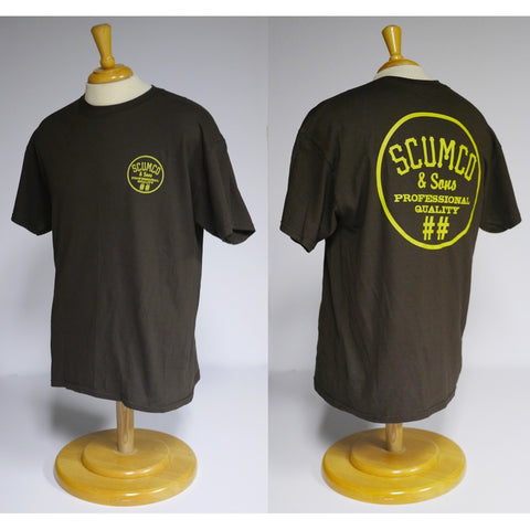 SCUMCO & SONS "Proprietor" Logo T-Shirt (Mint Chocolate Shit)