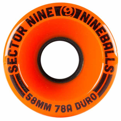 Sector Nine Nineball 58mm 78A Wheels (Orange)