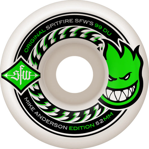 Spitfire Anderson Wides 52mm Wheels