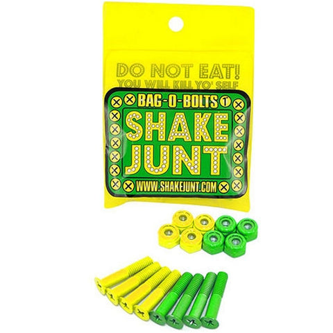 Shake Junt Phillips Hardware (Green/Yellow) 1" Phillips