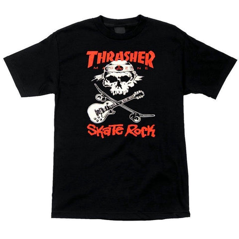 THRASHER "Skate Rock" T-Shirt (Black)