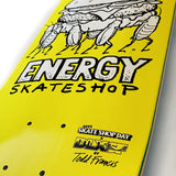 Energy x Skate Shop Day Roach Burger Deck 8.5" (Yellow)