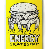Energy x Skate Shop Day Roach Burger Deck 8.5" (Yellow)