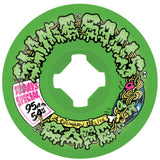 Santa Cruz Slime Balls Double Take Cafe Vomit Mini 54mm 95A Wheels (Green)