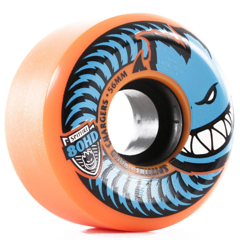 SPITFIRE "80HD Chargers" Conical Wheels (Orange): 58mm