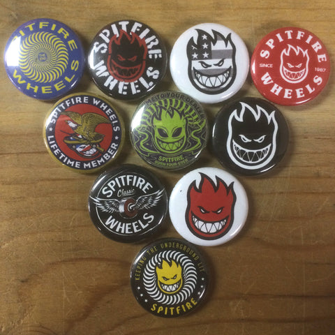SPITFIRE Assorted 1" Buttons (10-Pack)