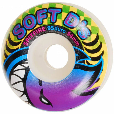 SPITFIRE "Soft D's" Wheels: 54mm / 95A