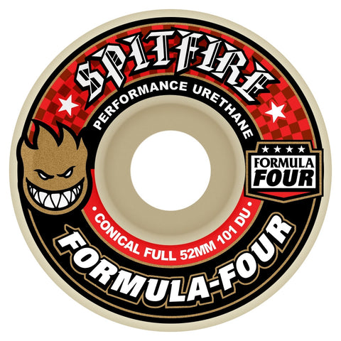 SPITFIRE Formula Four Conical Full Wheels: 56mm / 101A