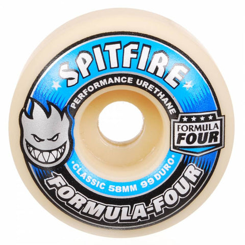 SPITFIRE Formula Four Classic Wheels: 58mm / 99A