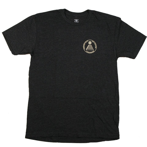THEORIES OF ATLANTIS "Chaos" T-Shirt (Charcoal Heather / Sand)