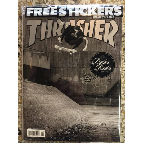 THRASHER MAGAZINE: Jan 2016 Issue - Dylan Rieder Cover
