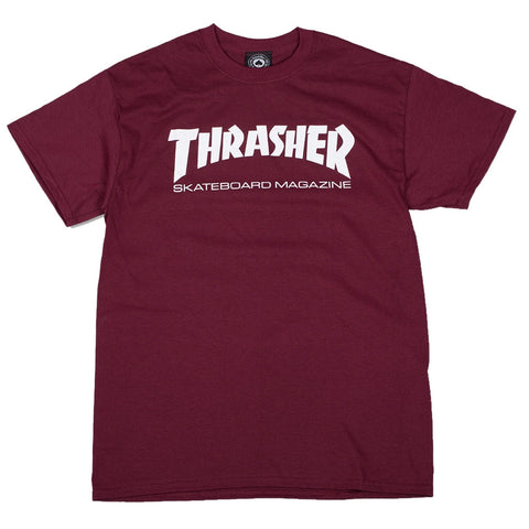 THRASHER "Skate Mag" T-Shirt (Maroon)