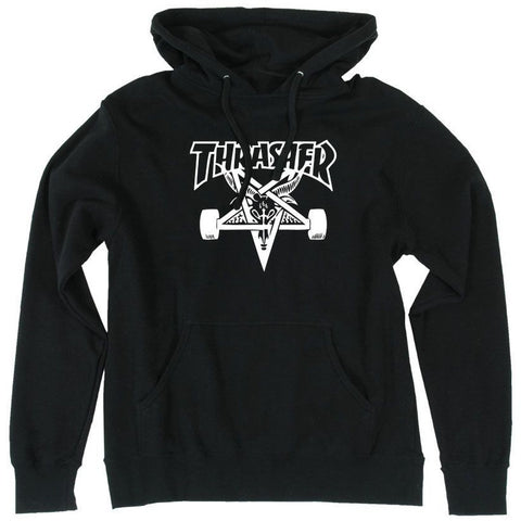 THRASHER "Skategoat" Hooded Pullover Sweatshirt (Black)