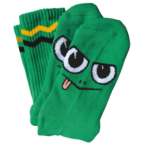 TOY MACHINE "Angry Turtle" Crew Socks (Green)