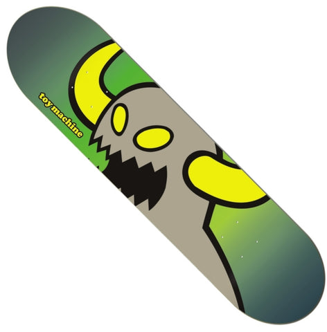TOY MACHINE "Vice Monster" Deck (Yellow / Green): 8.0"