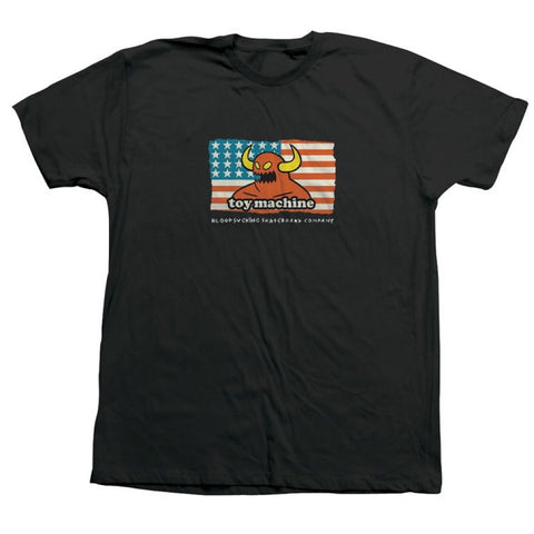 Toy Machine American Monster Bloodsucking T-Shirt (Black)
