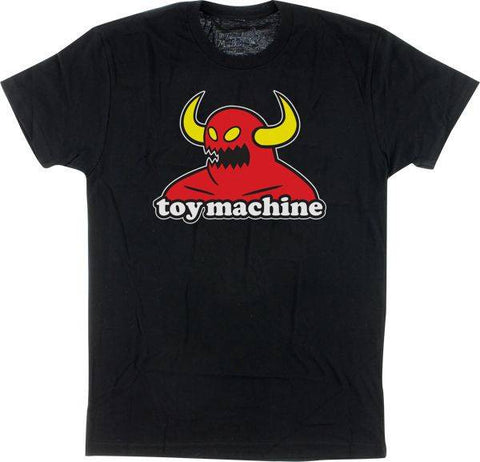 TOY MACHINE "Monster Logo" T-Shirt (Black)