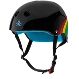 Triple Eight Certified Sweatsaver Helmet (Rainbow Sparkle/Black)