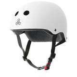 Triple Eight Certified Sweatsaver Helmet (White Rubber)