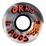 Welcome Orbs Pugs Swirl Wheels (Black/White) 54mm