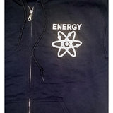 ENERGY SKATE SHOP "Photo Op" Hooded Zip Sweatshirt (Navy)
